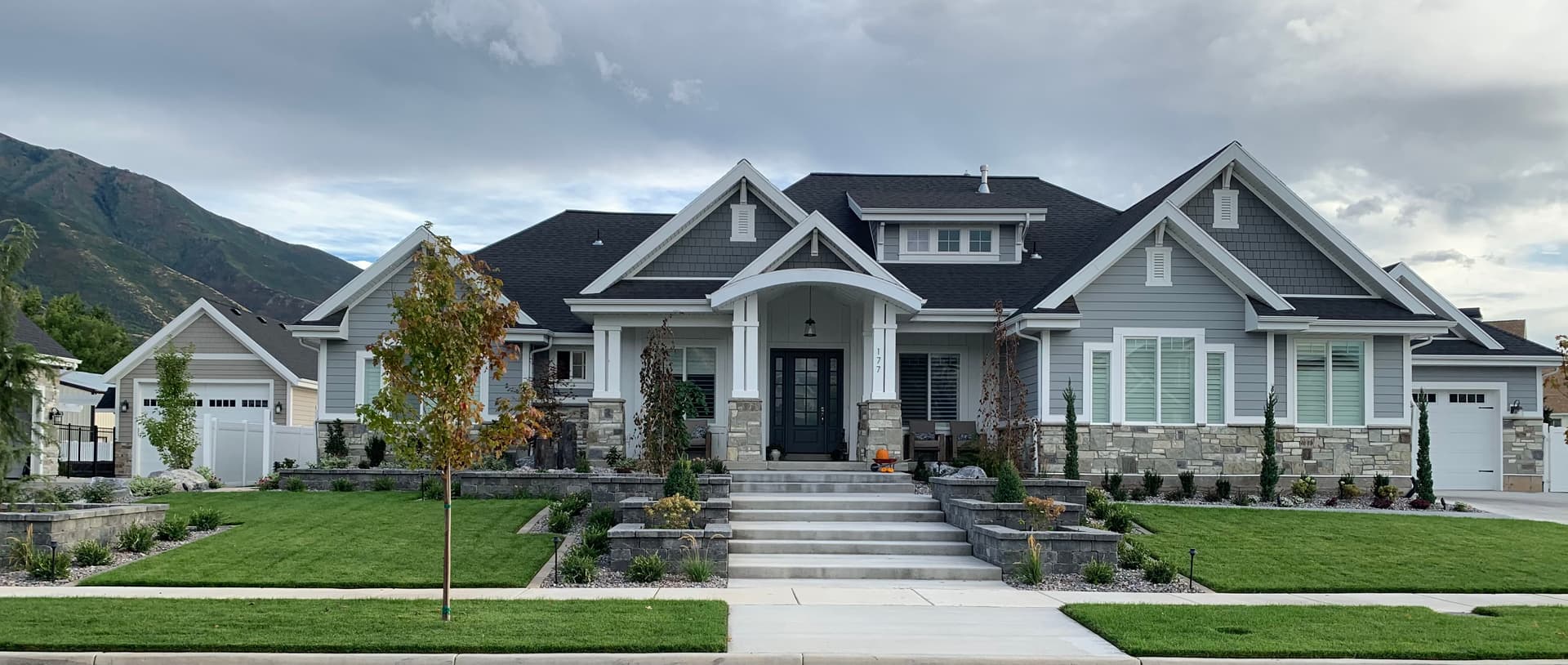 Custom Landscape Design with Rock Water Features in Mapleton