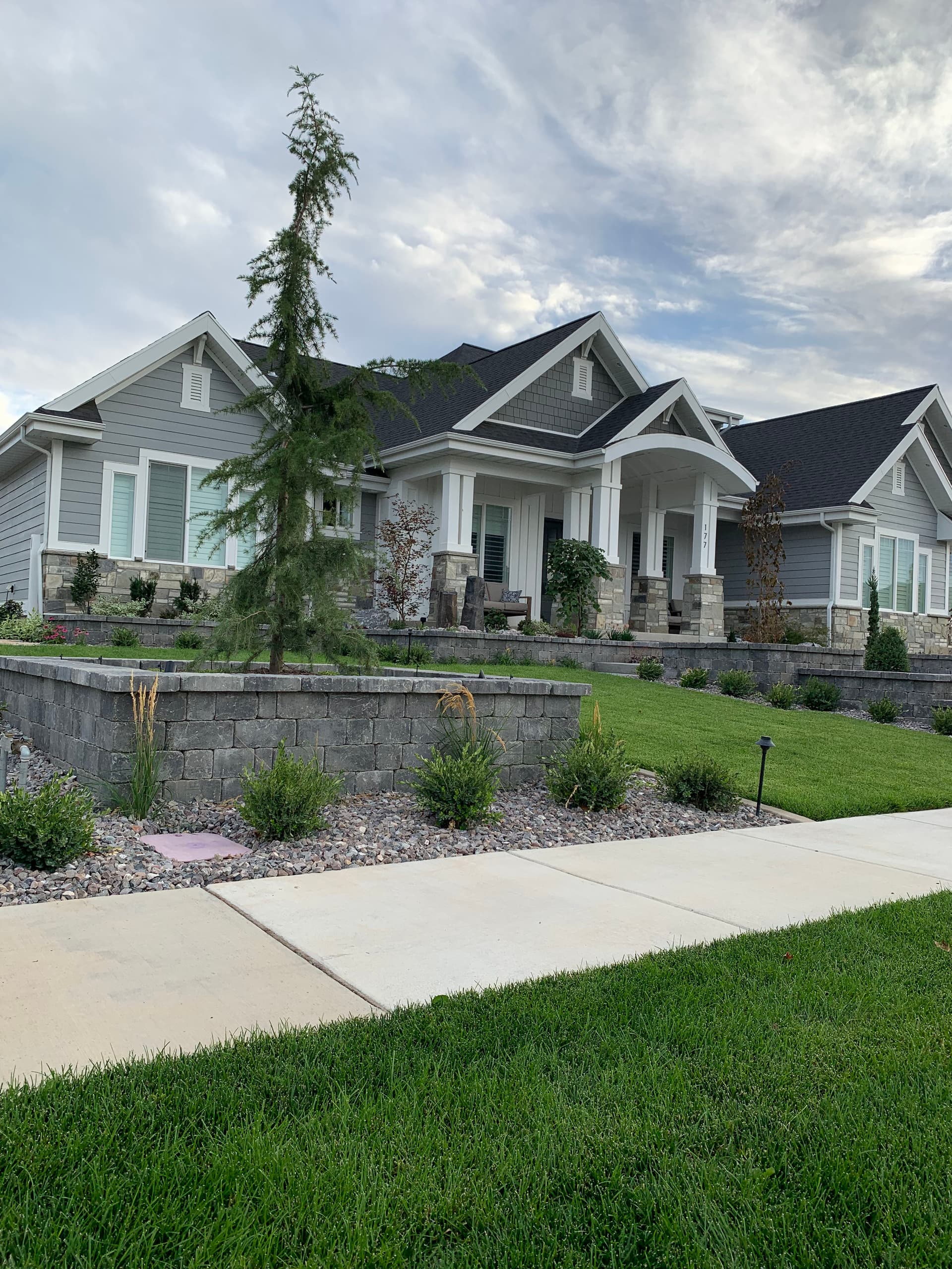 Custom Landscape Design with Rock Water Features in Mapleton